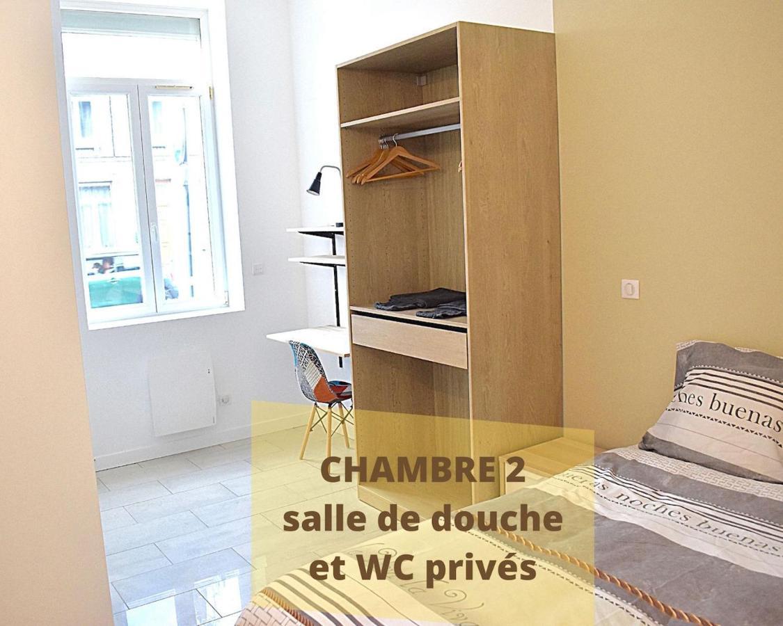 Coliving Tout Confort- Loos Les Lille-Maison Partagee-7 Chambres-5 Sdb-6Wc-Loos Les Lille Buitenkant foto