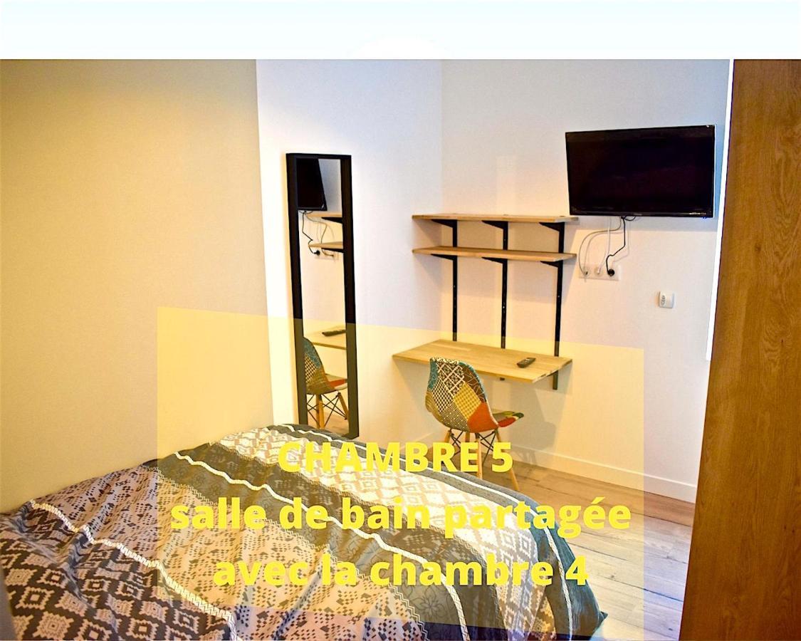 Coliving Tout Confort- Loos Les Lille-Maison Partagee-7 Chambres-5 Sdb-6Wc-Loos Les Lille Buitenkant foto